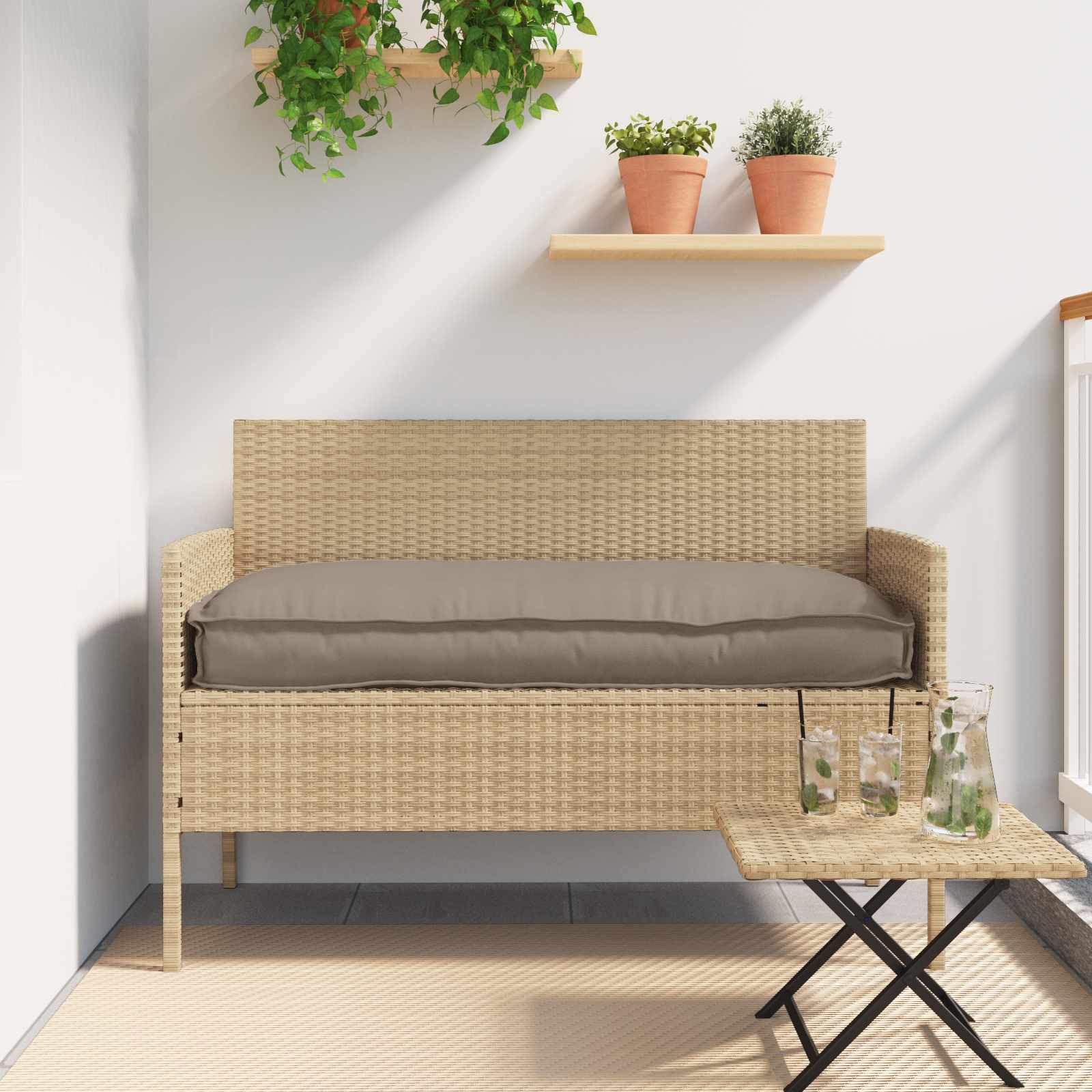 Jastuk Sivo-smeđa 120 x 60 x 12 cm Oxford tkanina