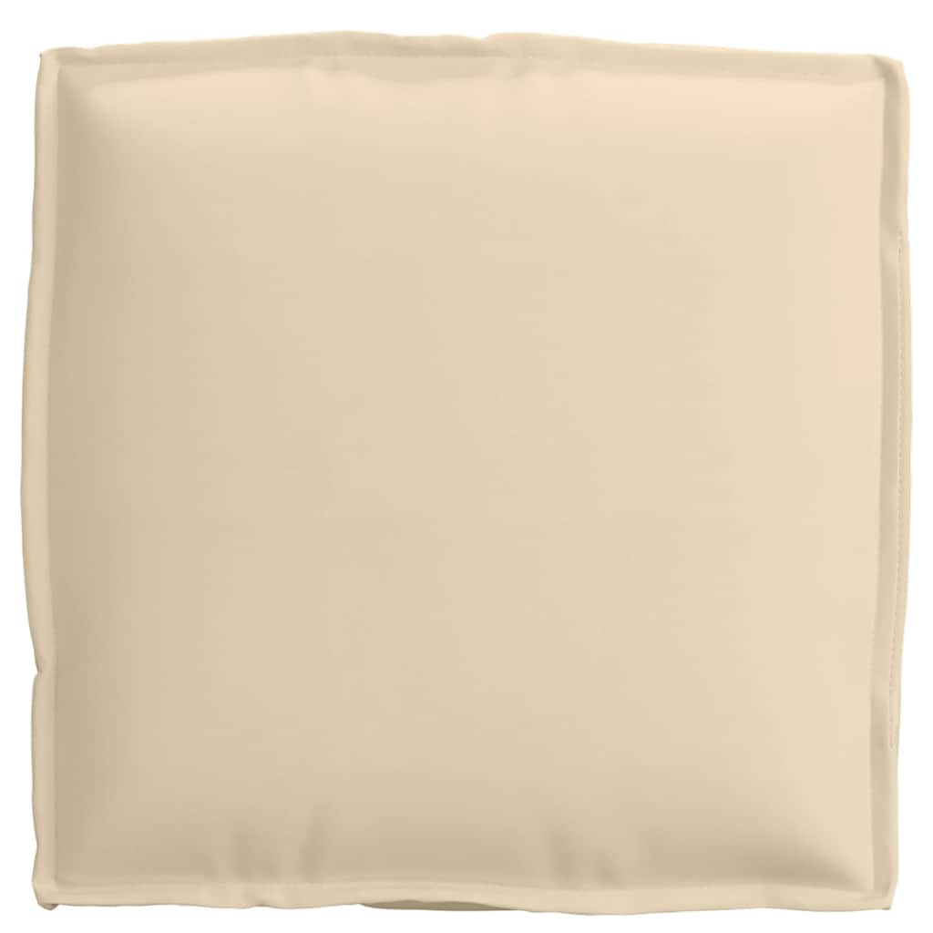 Jastuk 2 pcs Bež 40 x 40 x 8 cm Oxford tkanina
