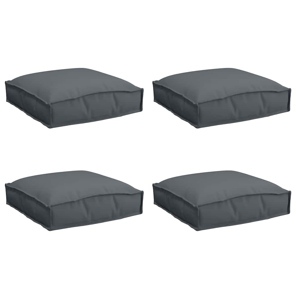 Jastuk 4 pcs Antracit 40 x 40 x 8 cm Oxford tkanina