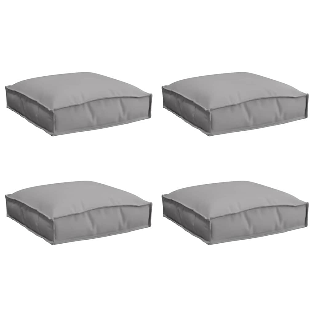 Jastuk 4 pcs Siva 40 x 40 x 8 cm Oxford tkanina