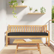 Jastučić za palete Crna 200 x 40 x 8 cm Oxford tkanina