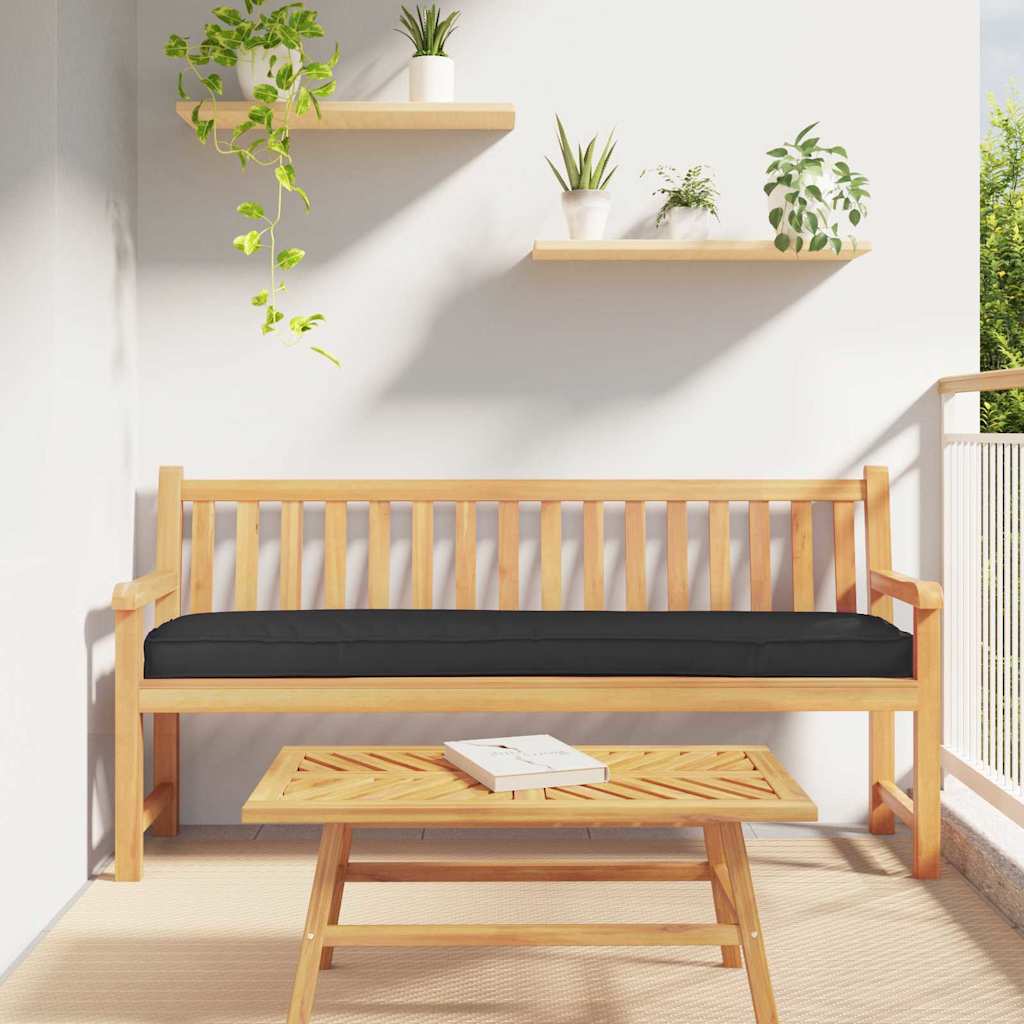 Jastučić za palete Crna 200 x 40 x 8 cm Oxford tkanina