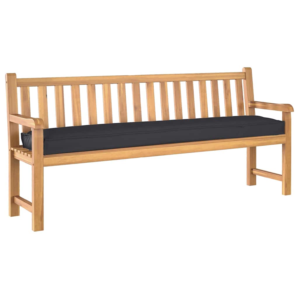Jastučić za palete Crna 200 x 40 x 8 cm Oxford tkanina