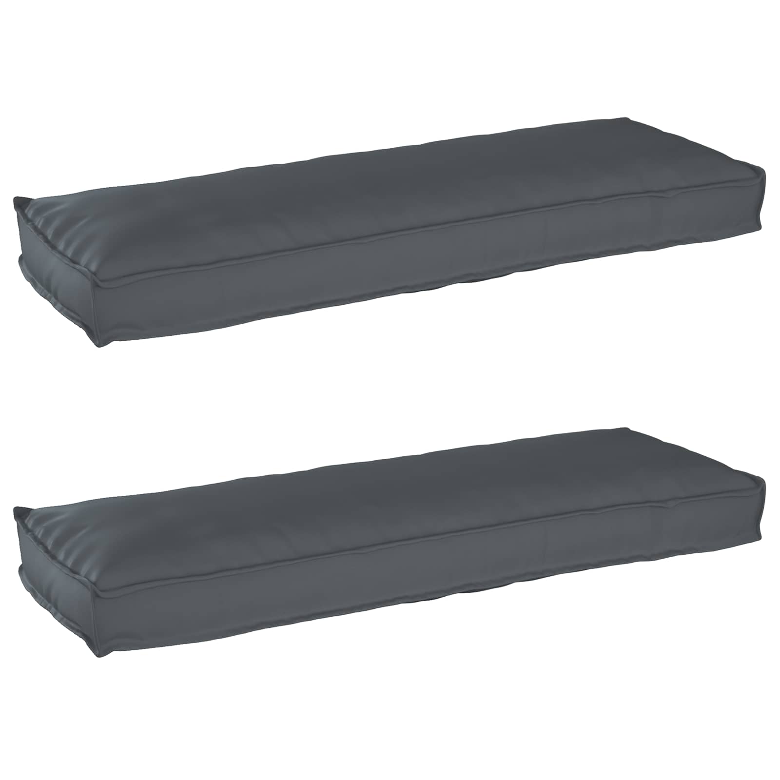 Set jastučića za palete 2 pcs Antracit 120 x 40 x 8 cm