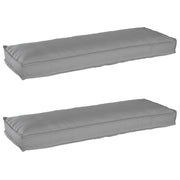 Set jastučića za palete 2 pcs Siva 120 x 40 x 8 cm