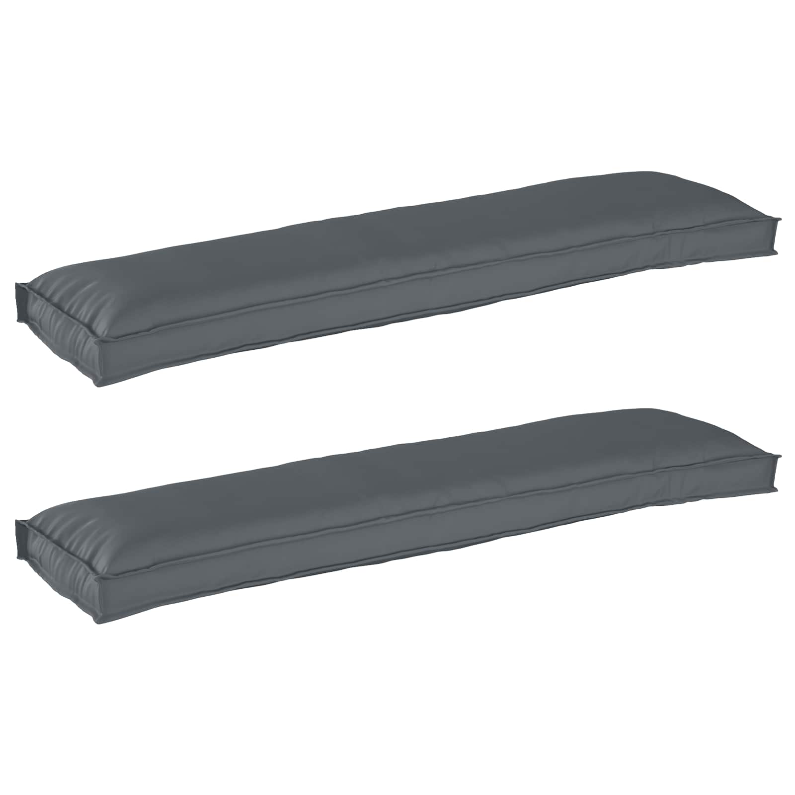 Set jastučića za palete 2 pcs Antracit 150 x 40 x 8 cm