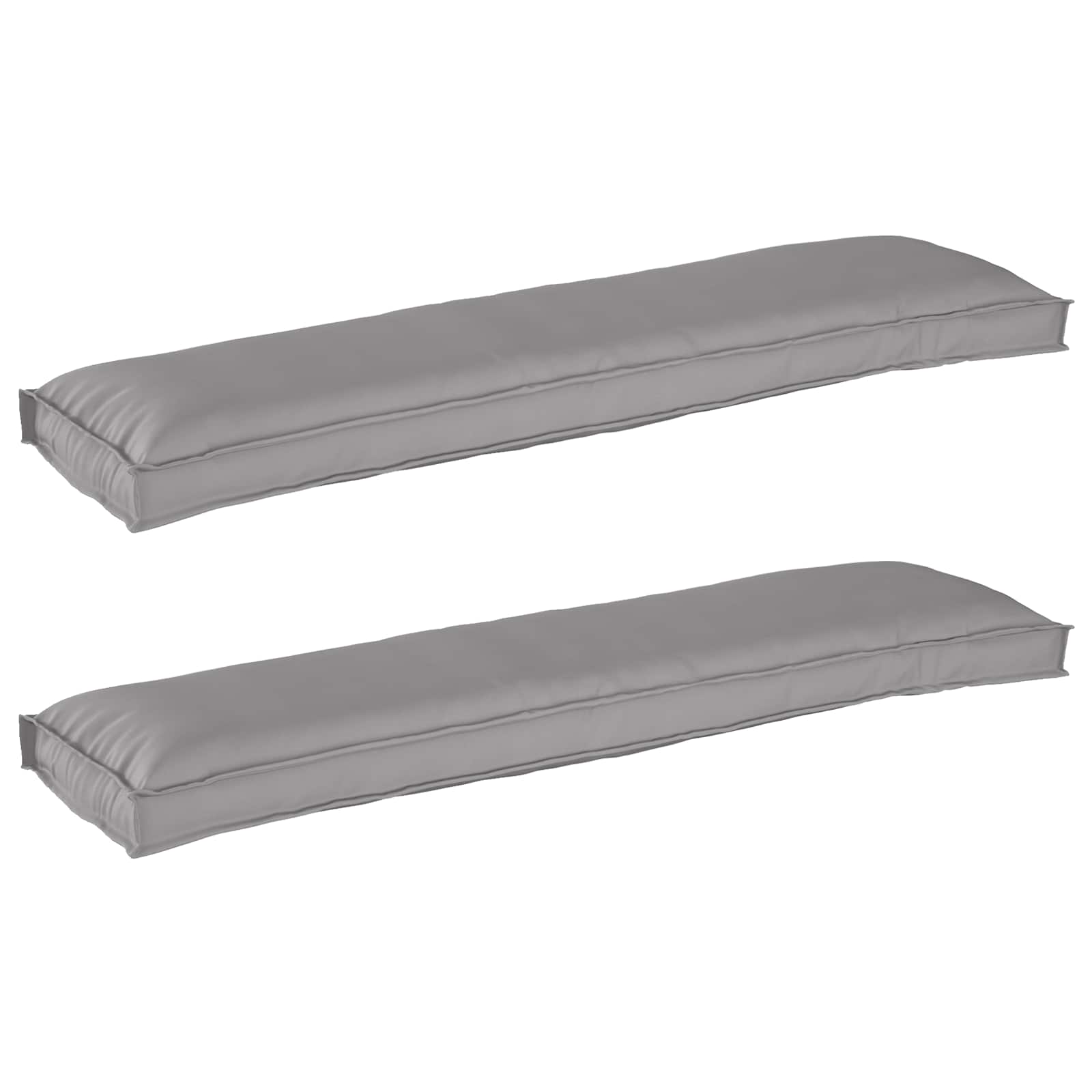 Set jastučića za palete 2 pcs Siva 150 x 40 x 8 cm