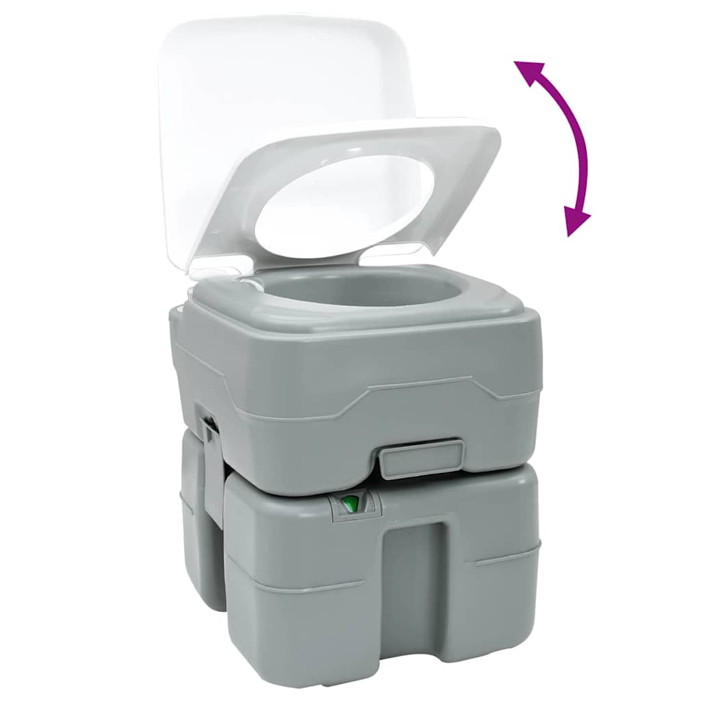 Kamperski WC Siva 41,5 x 36,5 x 42 cm Polietilen Visoke Gustoće