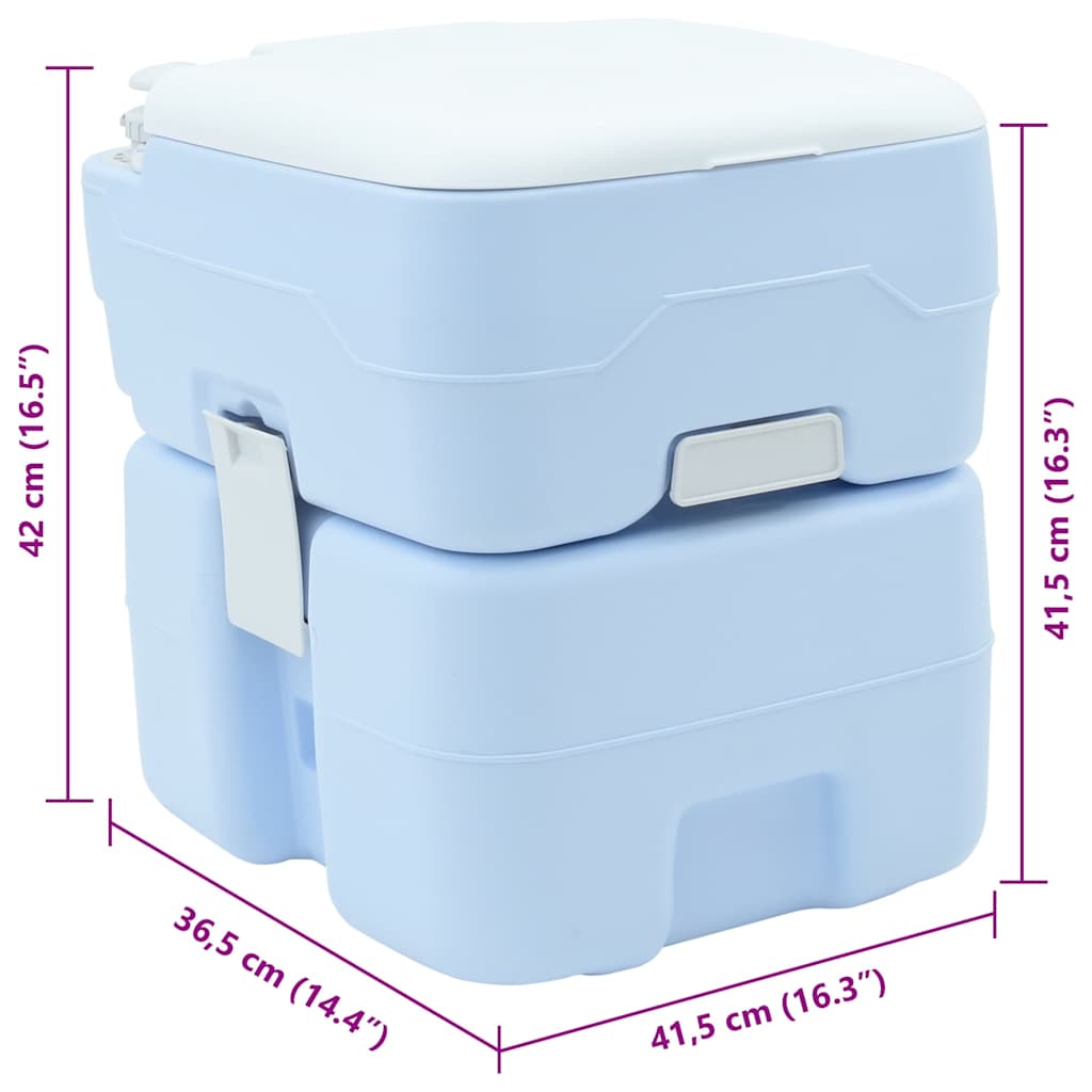 Kamperski WC Plava 41,5 x 36,5 x 42 cm