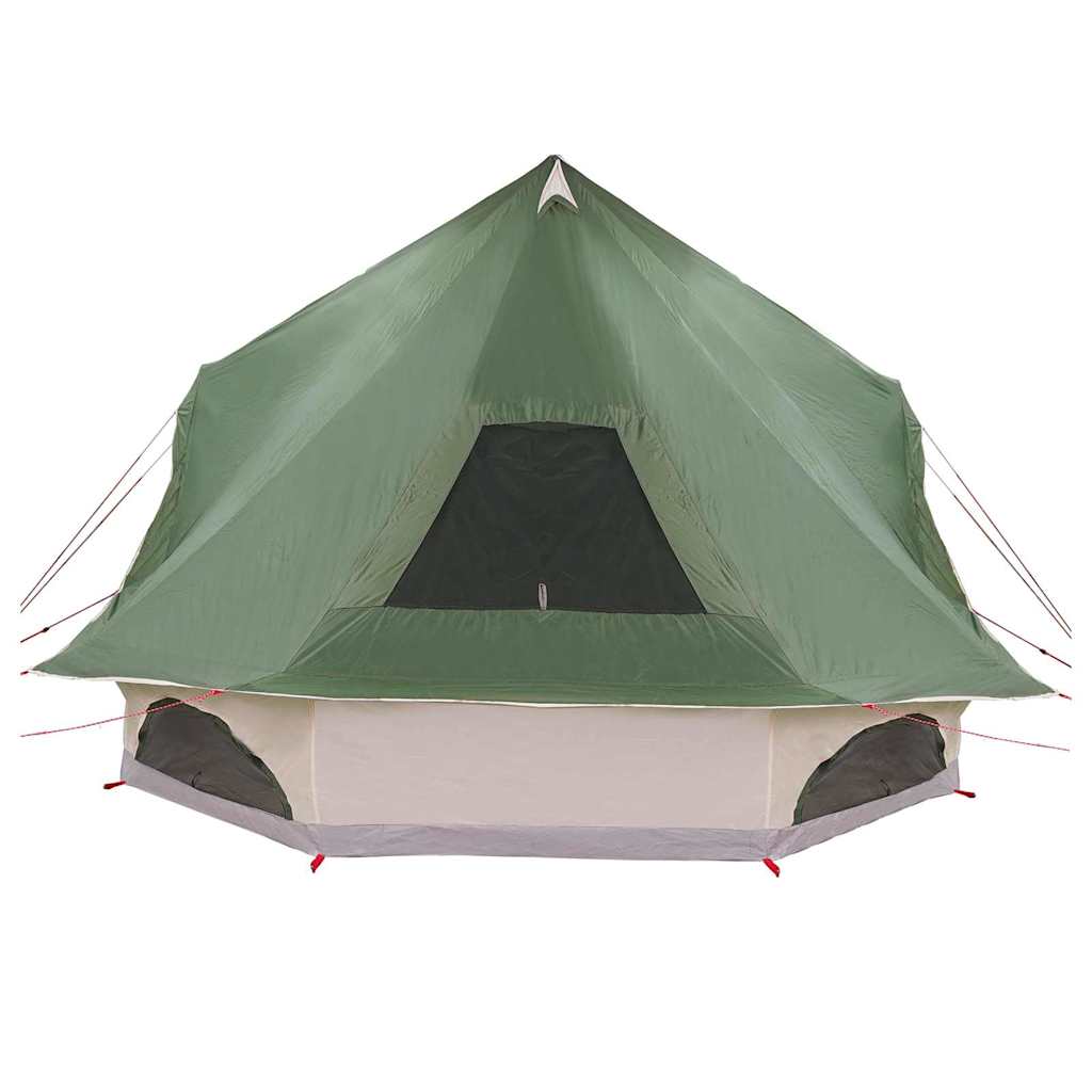 Tipi šator s krovom s pohranom Zelena 680 x 430 x 270 cm taft