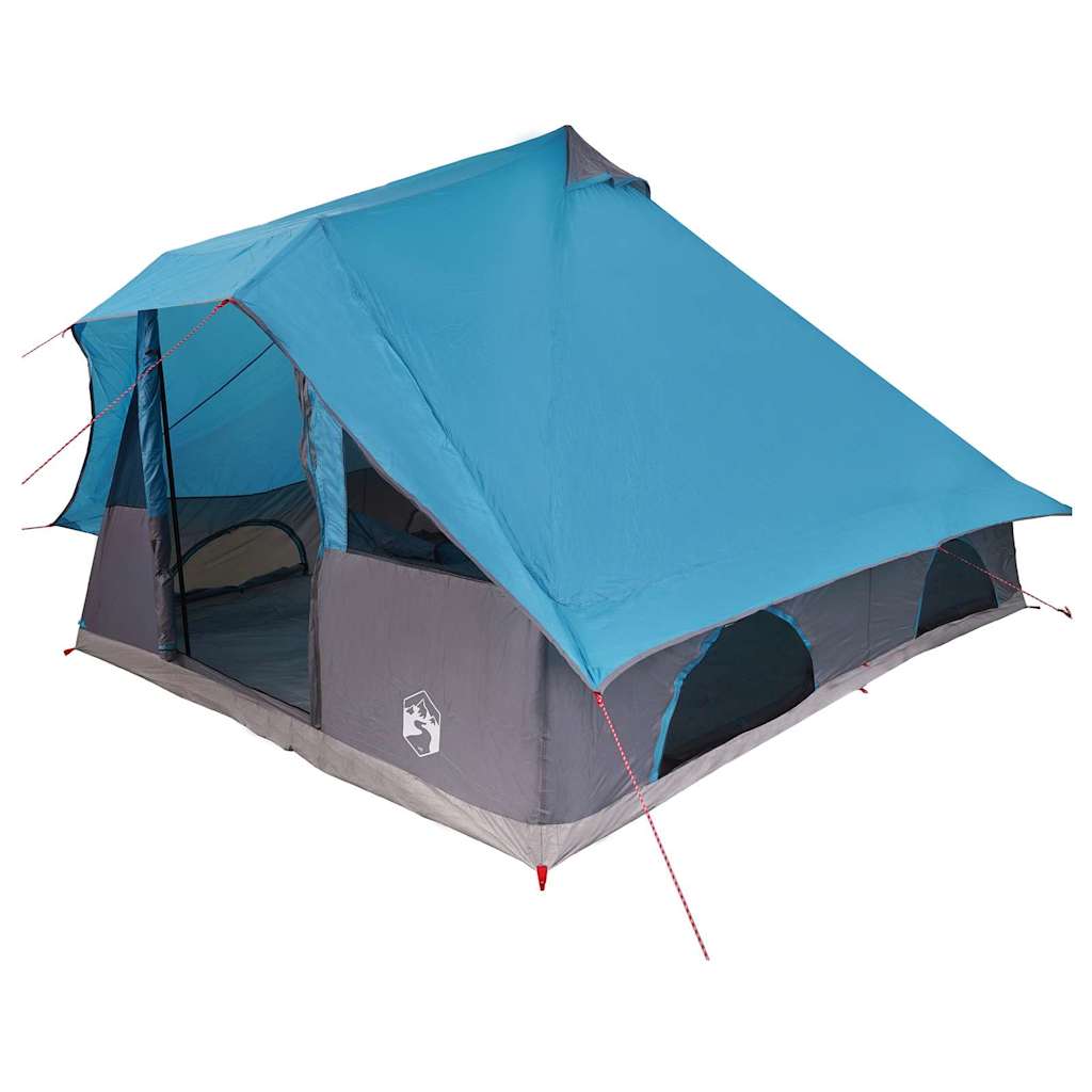 Tipi šator s krovom s pohranom Plava 358 x 296 x 258 cm taft