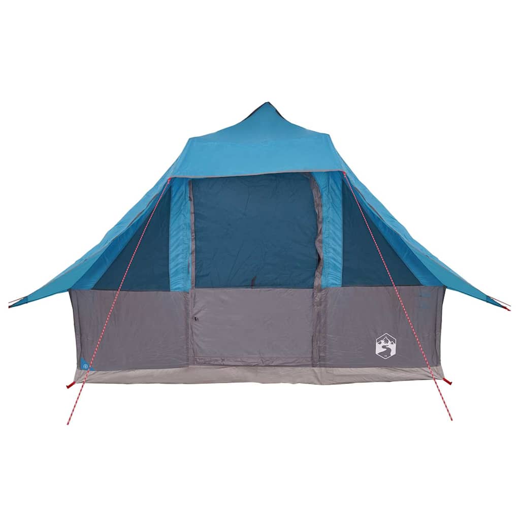 Tipi šator s krovom s pohranom Plava 358 x 296 x 258 cm taft