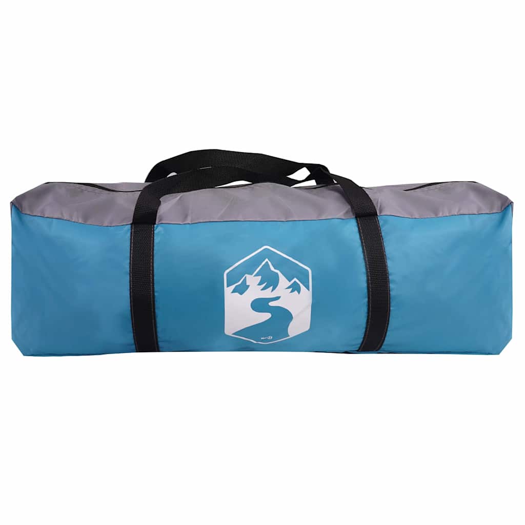 Šator s krovom s pohranom Plava 268 x 240 x 191 cm Poliester