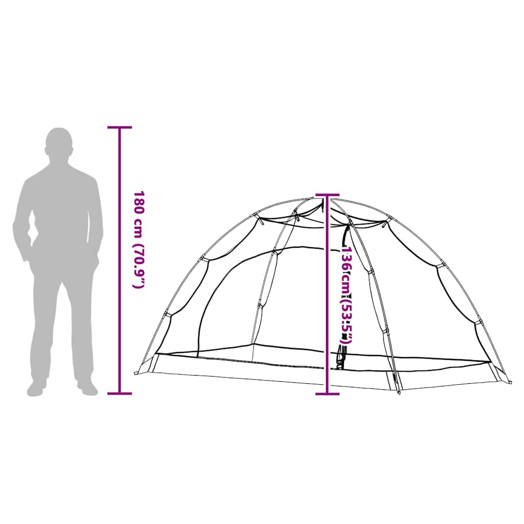 Šator s krovom s pohranom Siva i crna 236 x 150 x 136 cm
