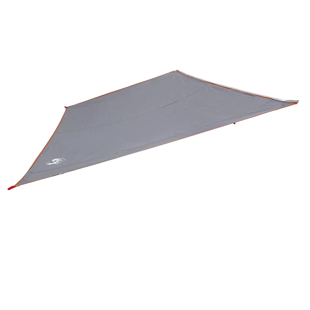 Platno otporno na vodu s krovom Siva i narančasta 240 x 460 cm
