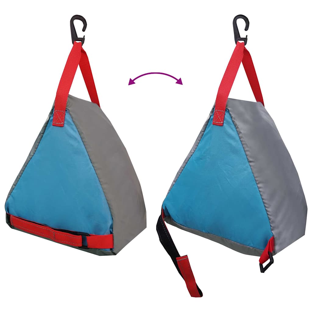 Vreća za spremanje 4 pcs Siva i plava 24 x 16 x 24 cm oxford