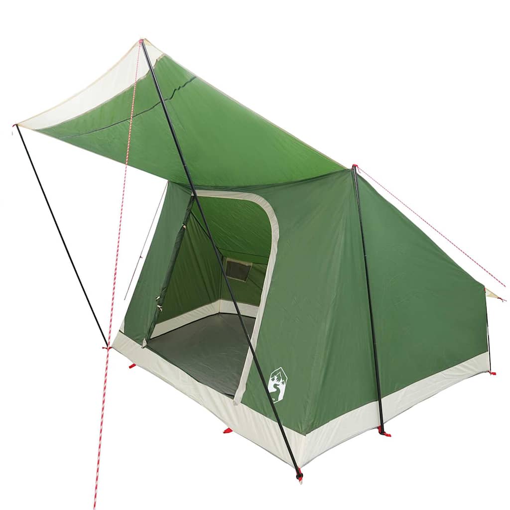 Kamping šator s krovom Zelena 282 x 225 x 154 cm taft