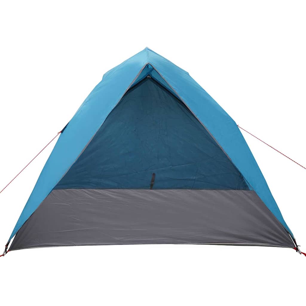 Kamping šator s krovom s pohranom Plava 275 x 230 x 140 cm taft