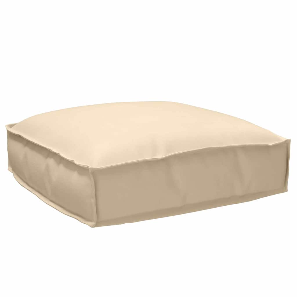 Set jastučića za palete 2 pcs Bež Oxford tkanina