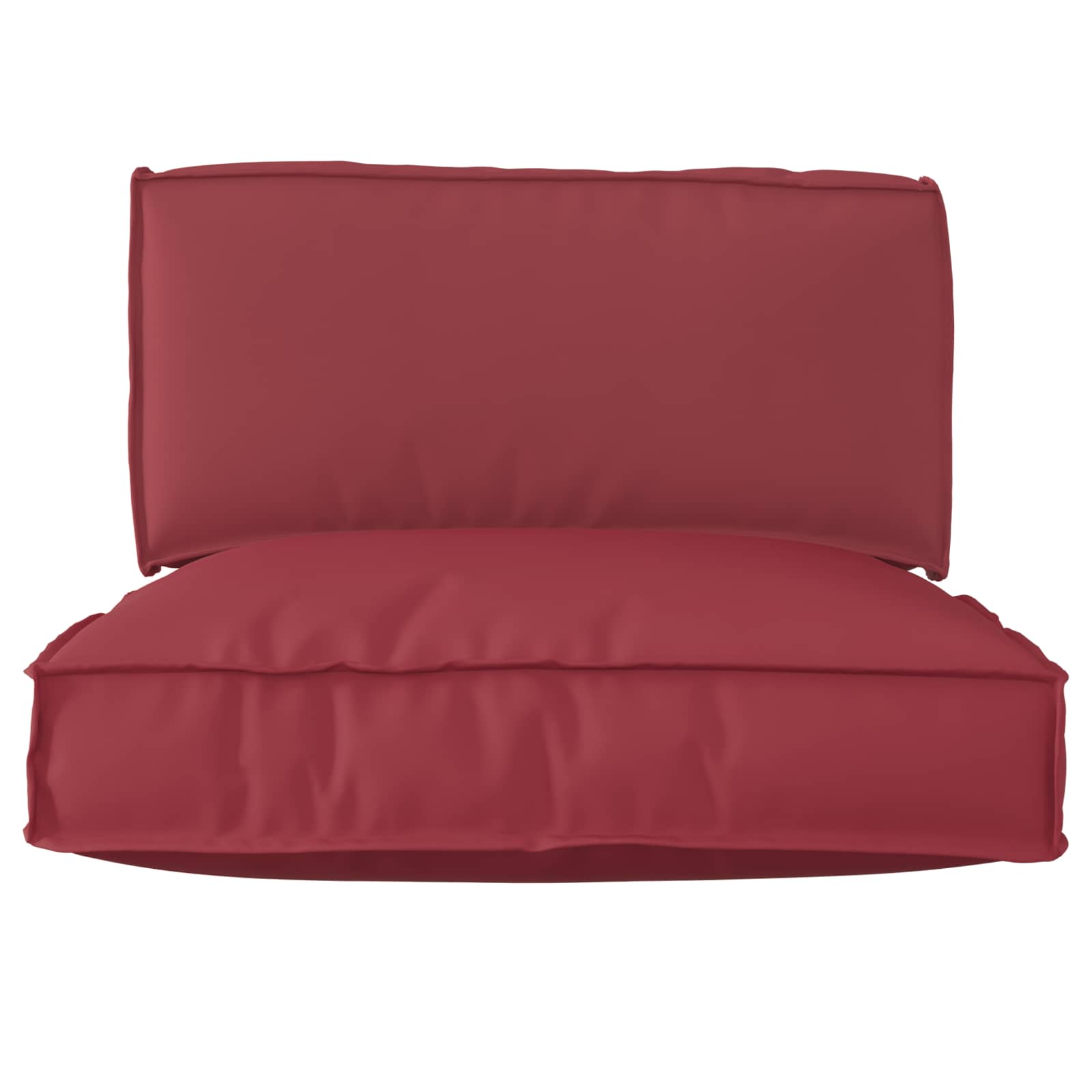 Set jastučića za palete 2 pcs Bež Oxford tkanina