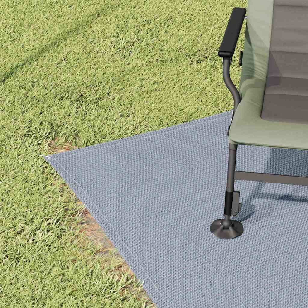 Teppi za šator Plava i siva 450 x 250 cm Polietilen
