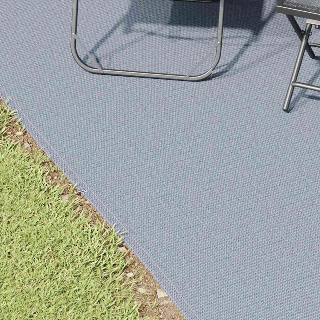 Teppi za šator Plava i siva 700 x 400 cm Polietilen