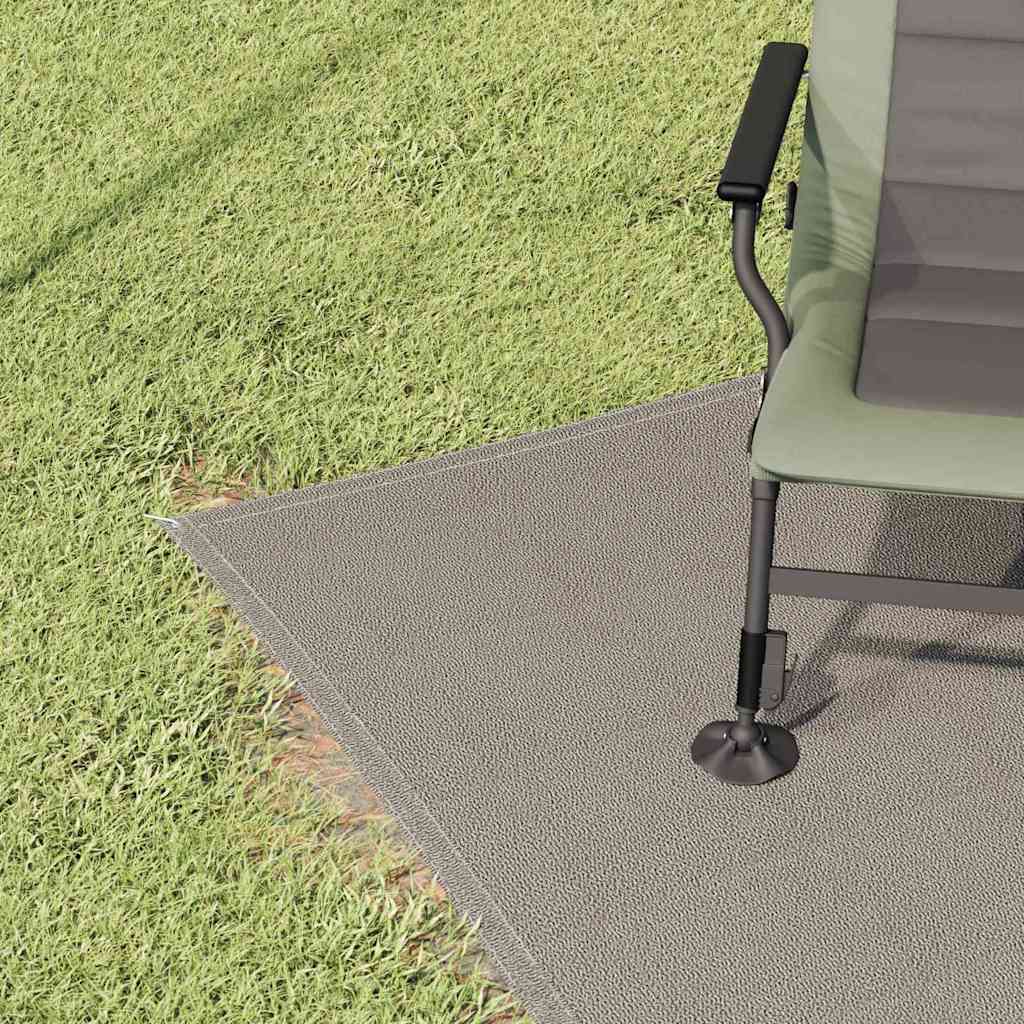 Teppi za šator Svijetlo siva 400 x 250 cm Polietilen