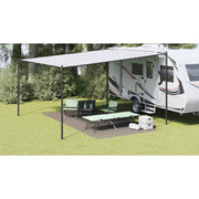 Teppi za šator Svijetlo siva 500 x 250 cm Polietilen