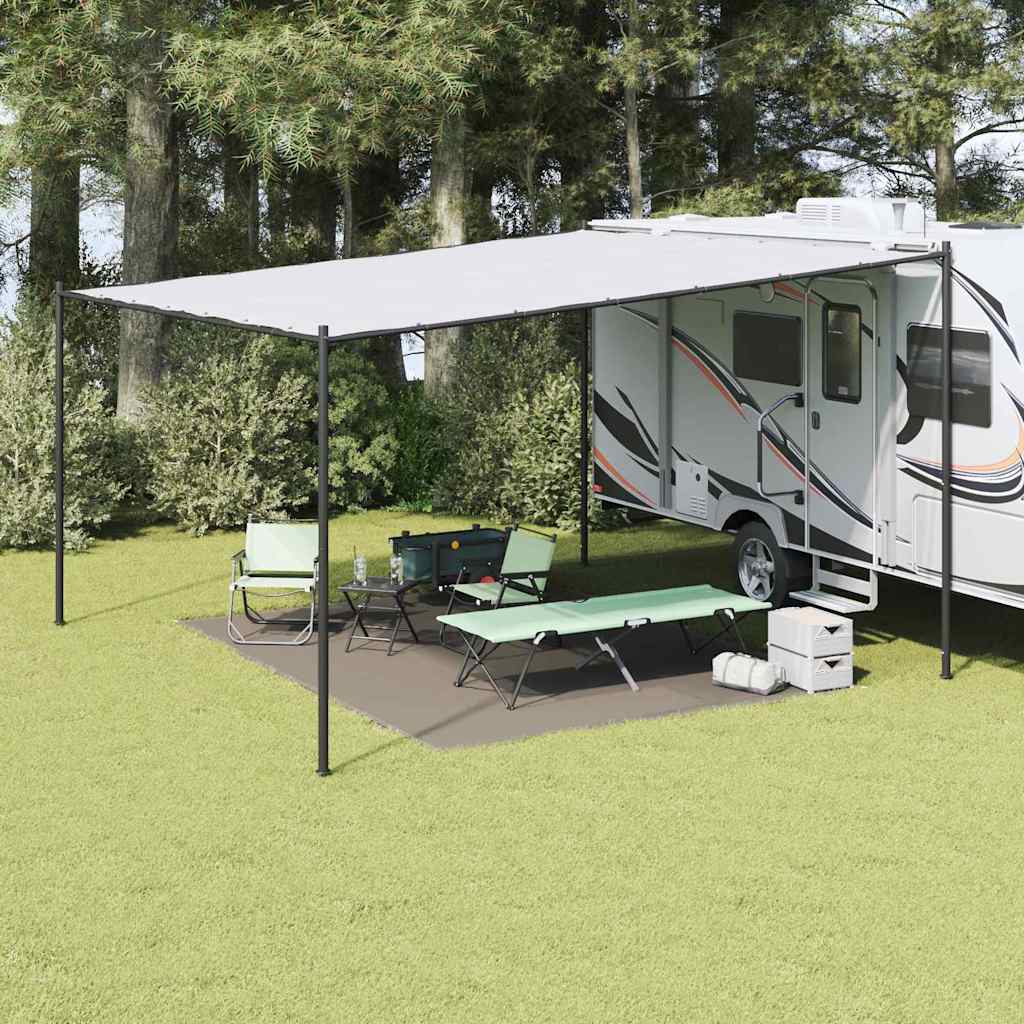 Teppi za šator Svijetlo siva 400 × 300 cm Polietilen