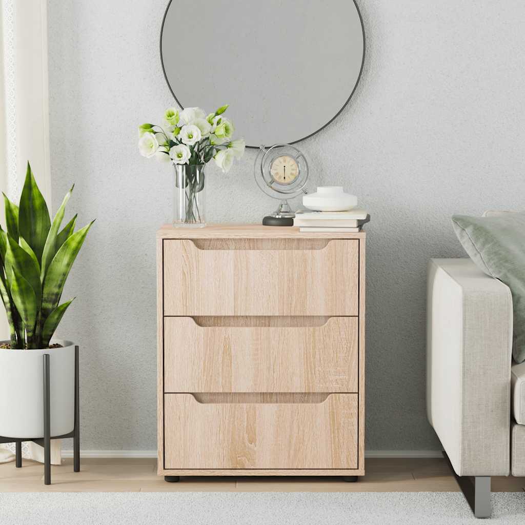 Komoda VISNES sonoma hrast 60x40x73 cm konstruirano drvo