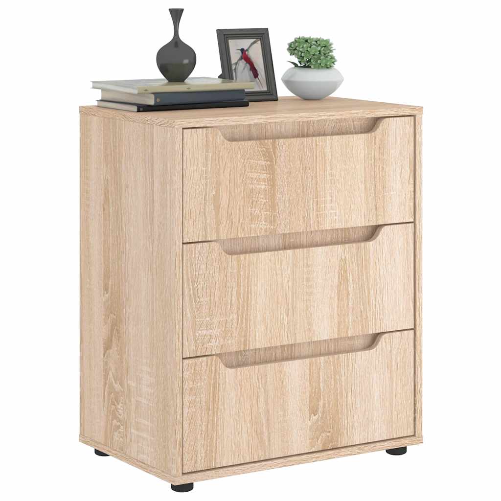 Komoda VISNES sonoma hrast 60x40x73 cm konstruirano drvo