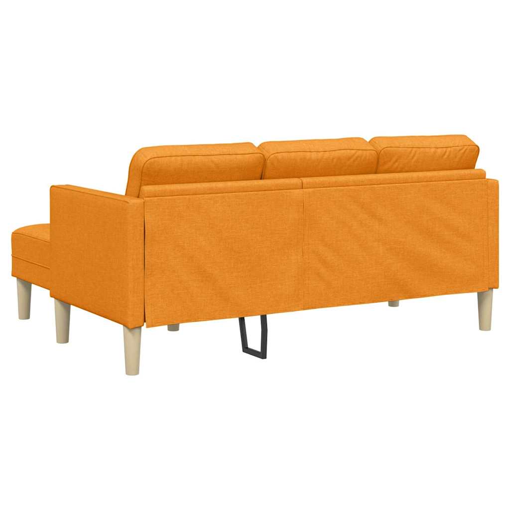 Set sofe s jastukom Tamno žuta Poliester