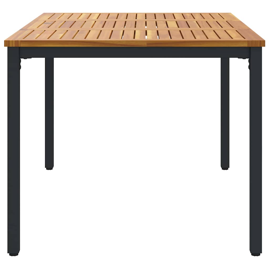 Vanjski stol Prirodna i crna 150 x 90 x 75 cm