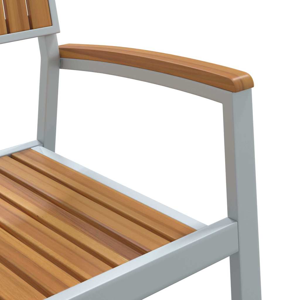 Stolica koja se može slagati 2 pcs Smeđa 56 x 57 x 87 cm