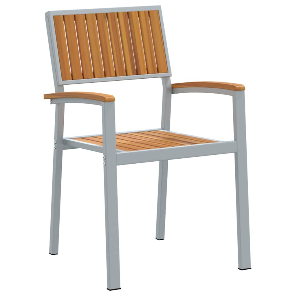 Stolica koja se može slagati 4 pcs Smeđa 56 x 57 x 87 cm