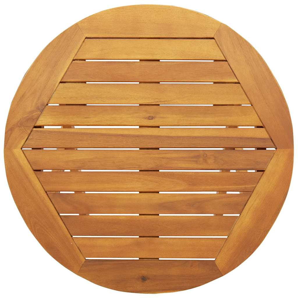 Stol za vrt Prirodna 60 x 60 x 72 cm Čvrsto drvo akacije