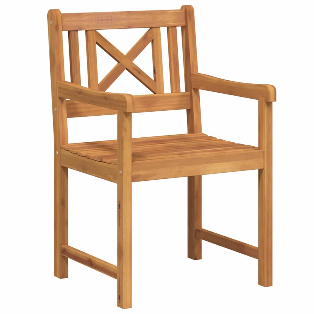 Vanjska klupa 2 pcs Prirodna 56 x 55,5 x 90 cm
