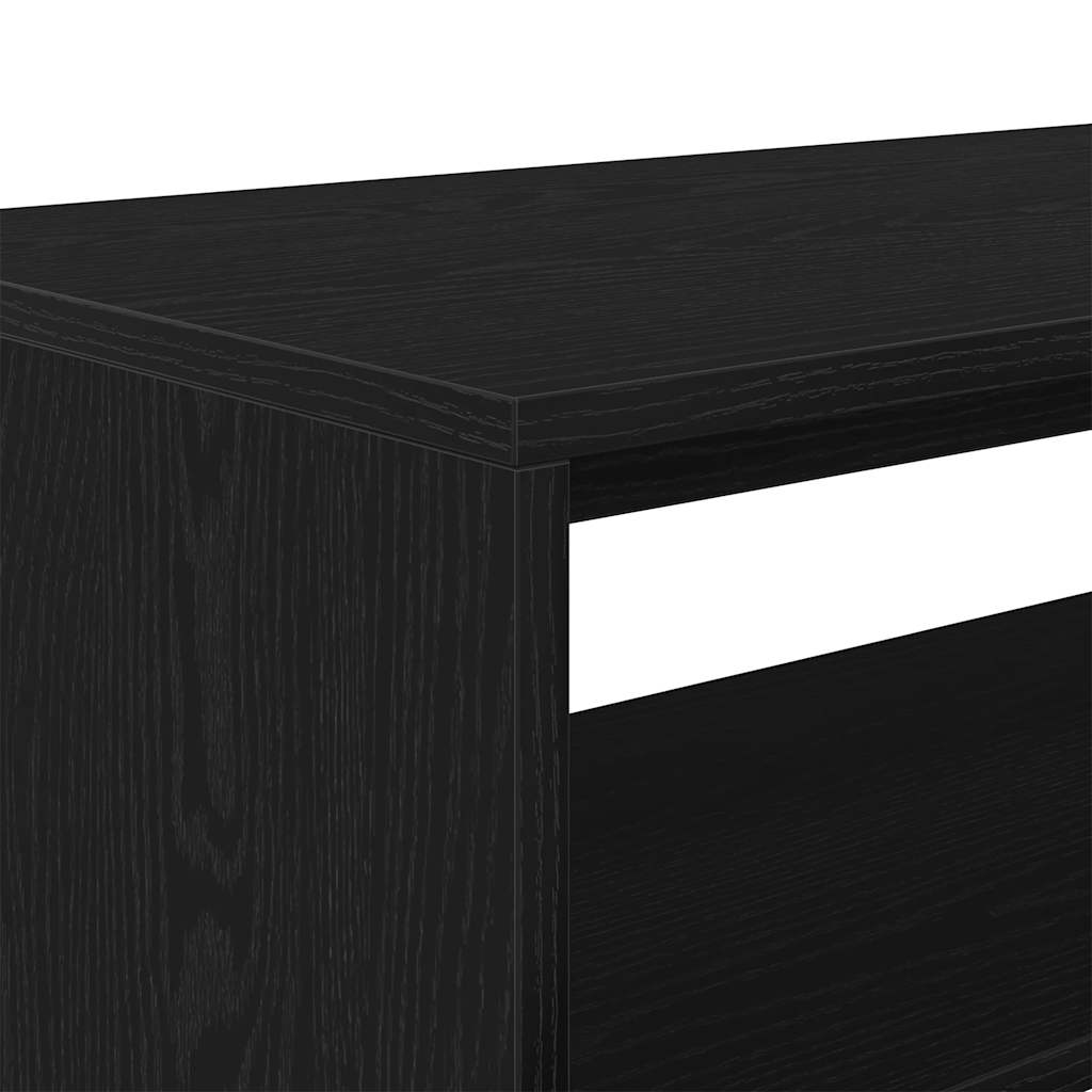 TV ormarić crni hrast 80x40x40 cm konstruirano drvo