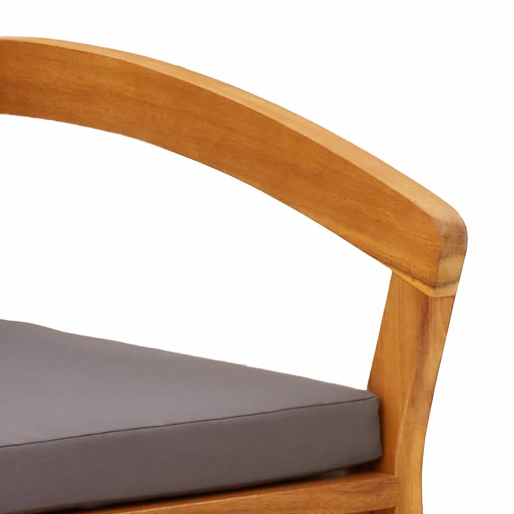 Vrtna stolica 2 pcs Prirodna nafta Čvrsto drvo akacije