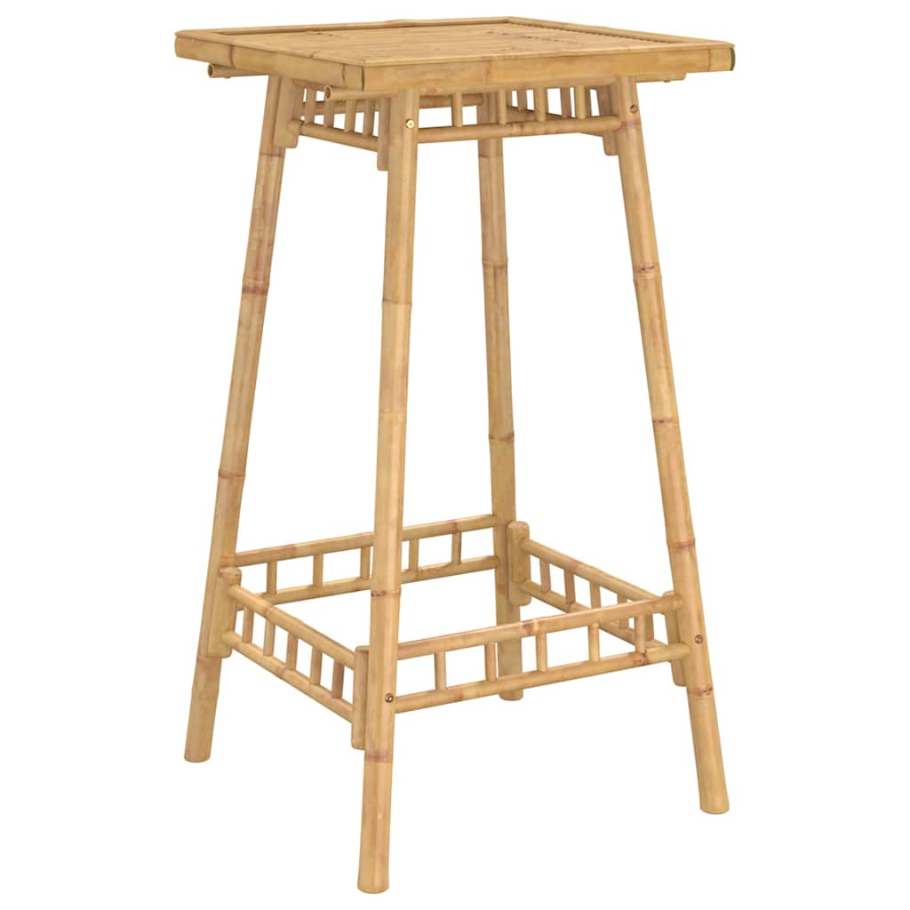 Vanjski barski stol kvadratni 55x55x100 cm bambus