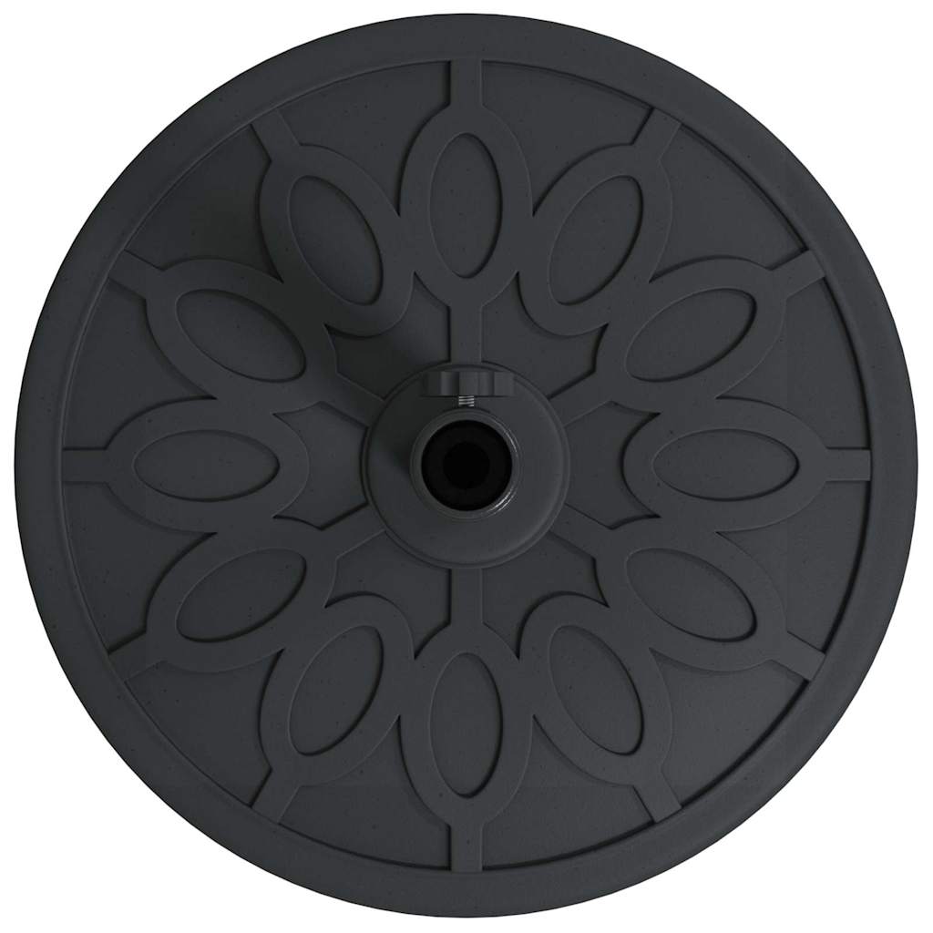 Baza za suncobran Art Deco Crna Ø 45 x 39,5 cm Željezo