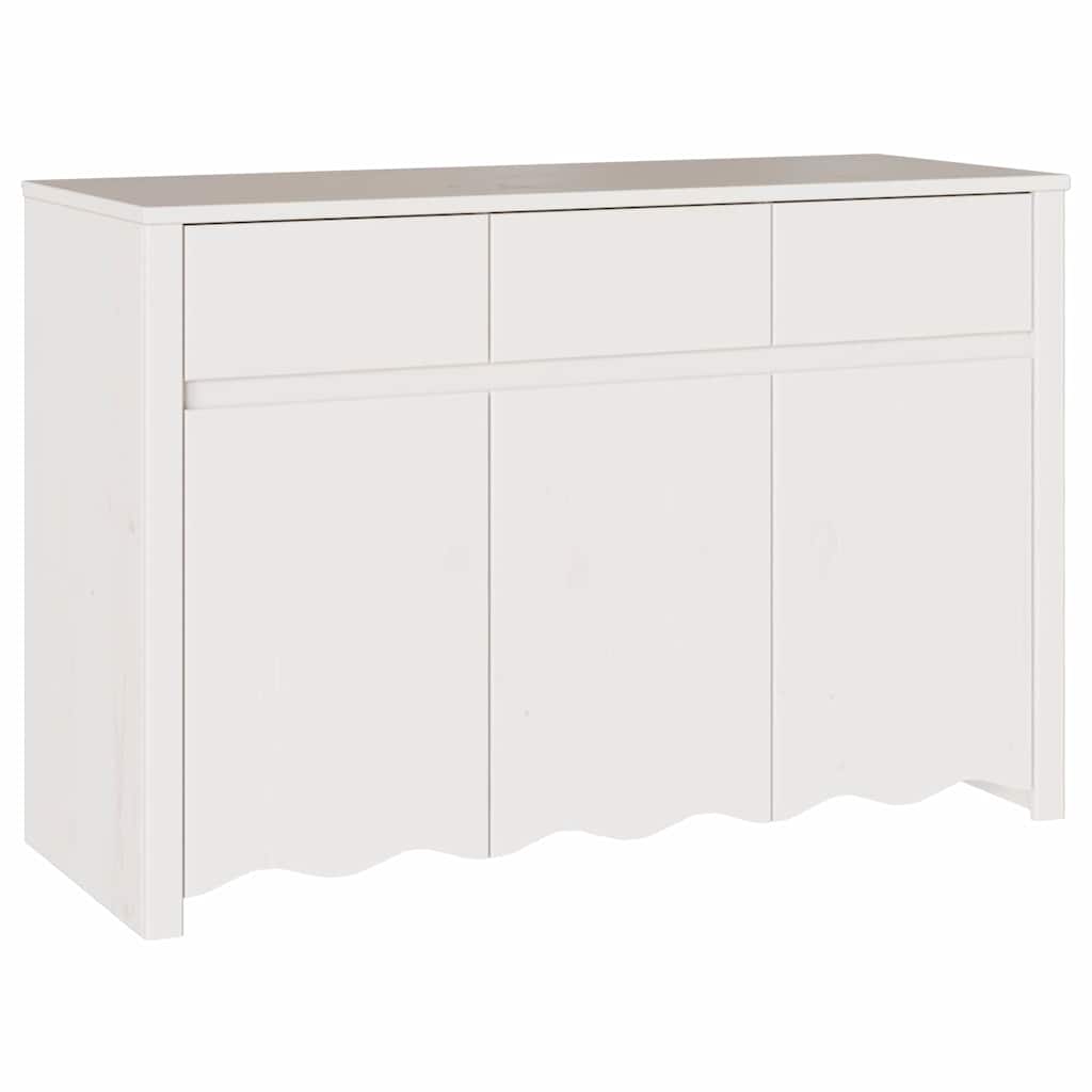 Kreveta Drammen Bijelo 114 x 43 x 75,5 cm Čvrsto borovo drvo