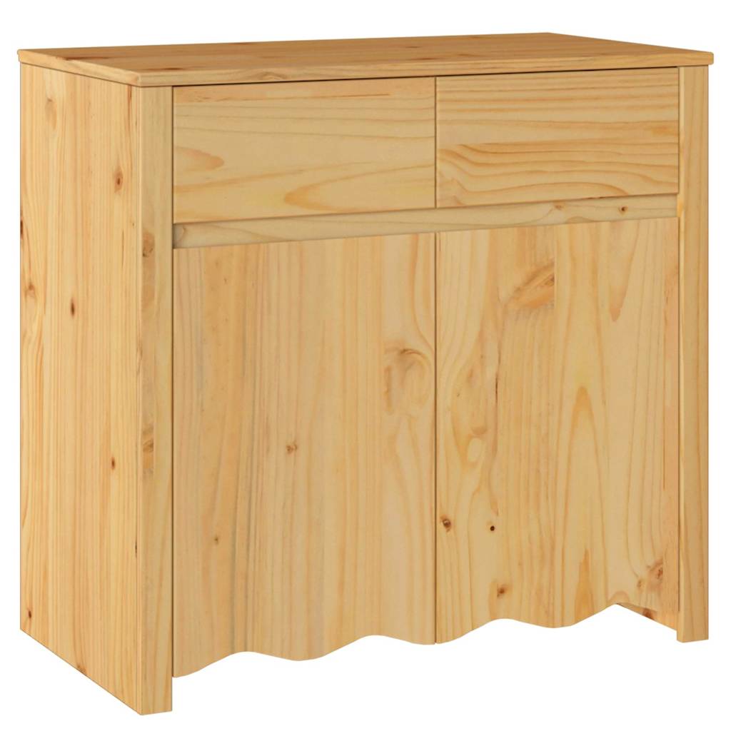 Kreveta s ladicama Drammen Boja hrasta 79 x 43 x 75.5 cm