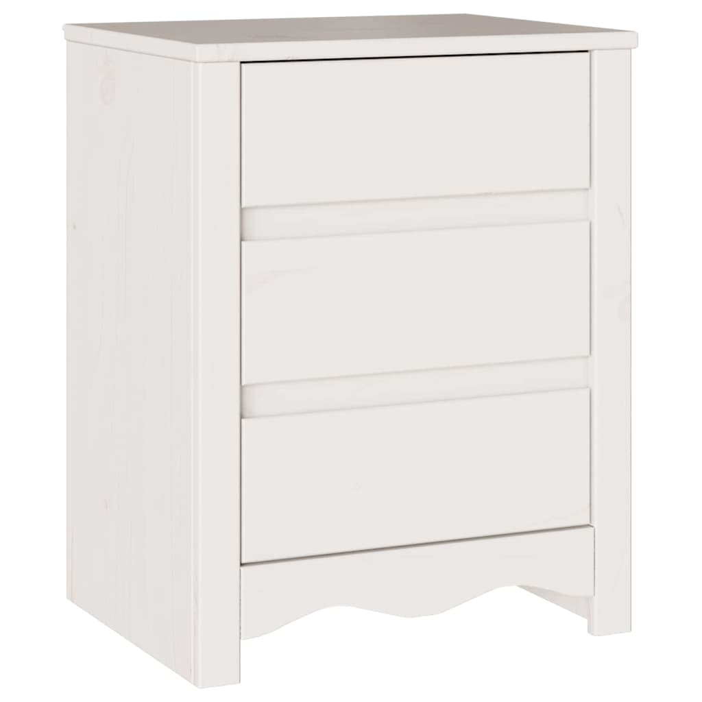 Kava Stol Drammen Bijelo 45 x 35 x 56 cm Čvrsto borovo drvo
