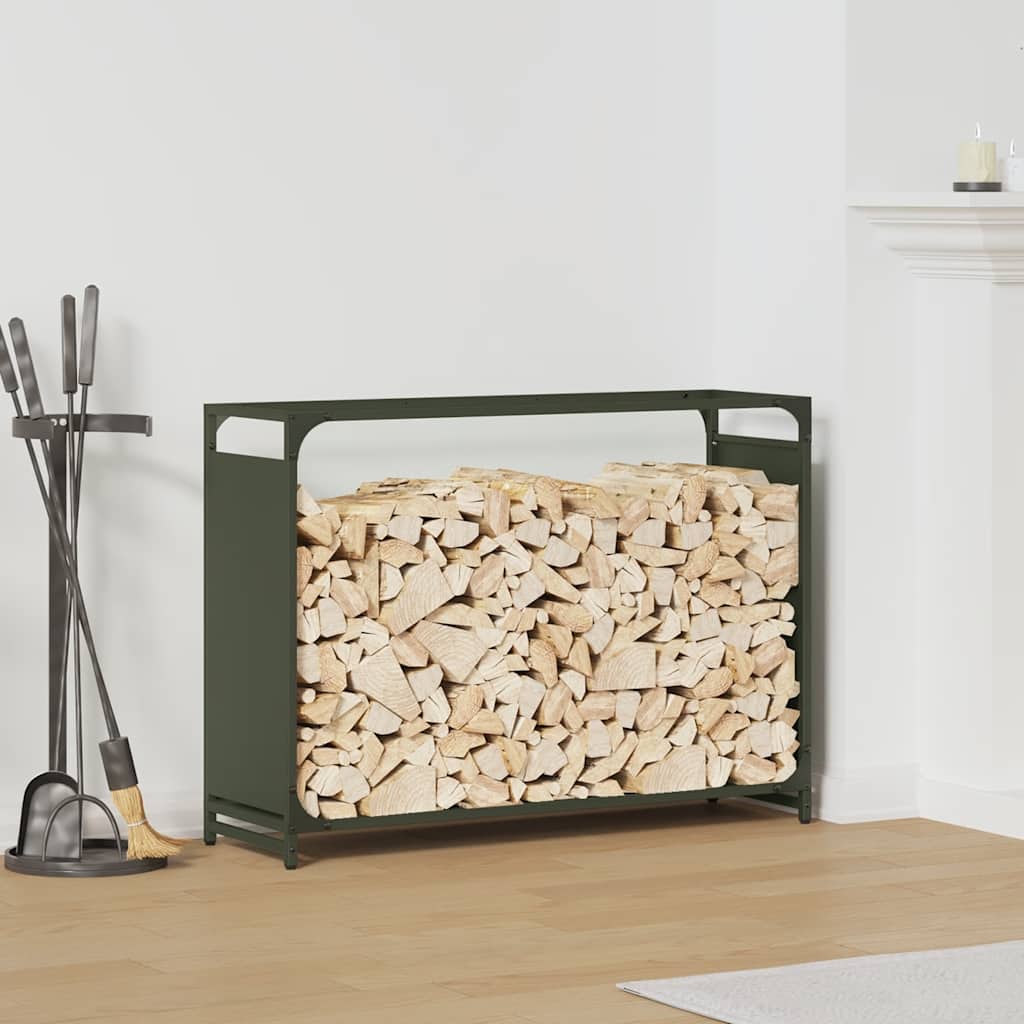 Stalak za drva 90x28x65 cm hladno valjani čelik