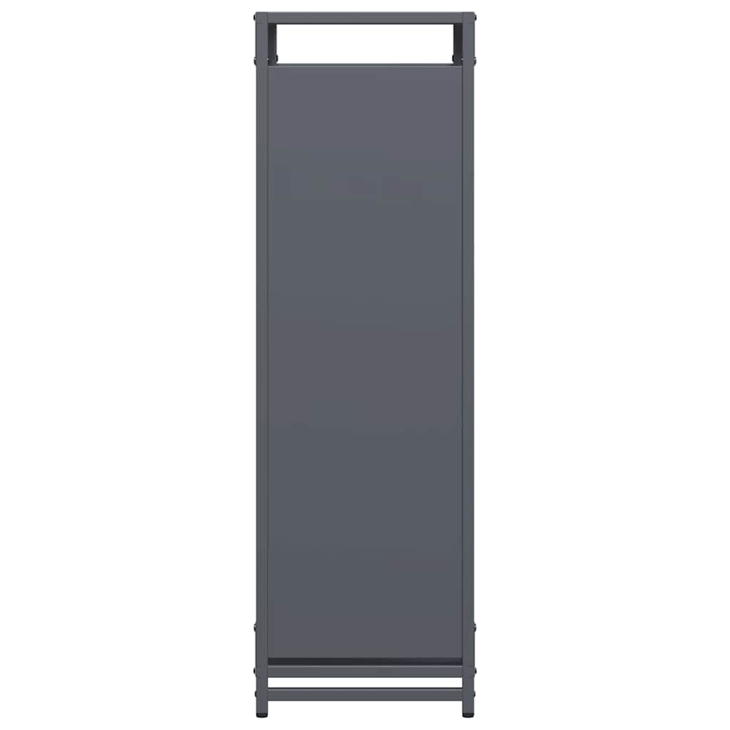 Stalak za drva antracit 60x28x90 cm Hladno valjani čelik
