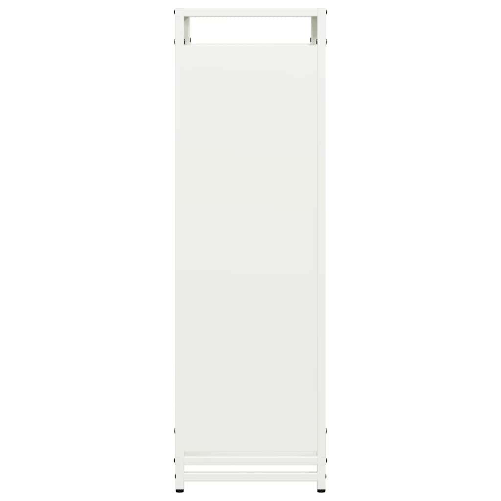 Stalak za drva bijeli 90x28x90 cm Hladno valjani čelik