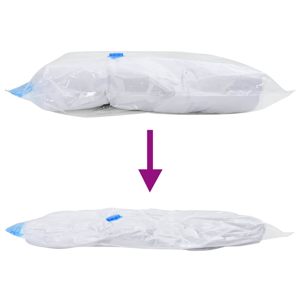 Vreće za spremanje 20 pcs Transparentne i plave 70 x 50 cm