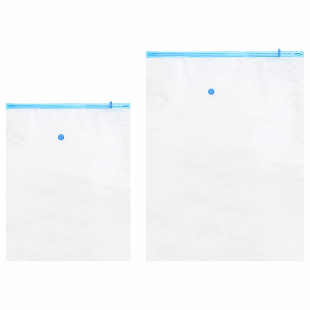 Vreće za spremanje 5 pcs Transparentne i plave 130 x 100 cm