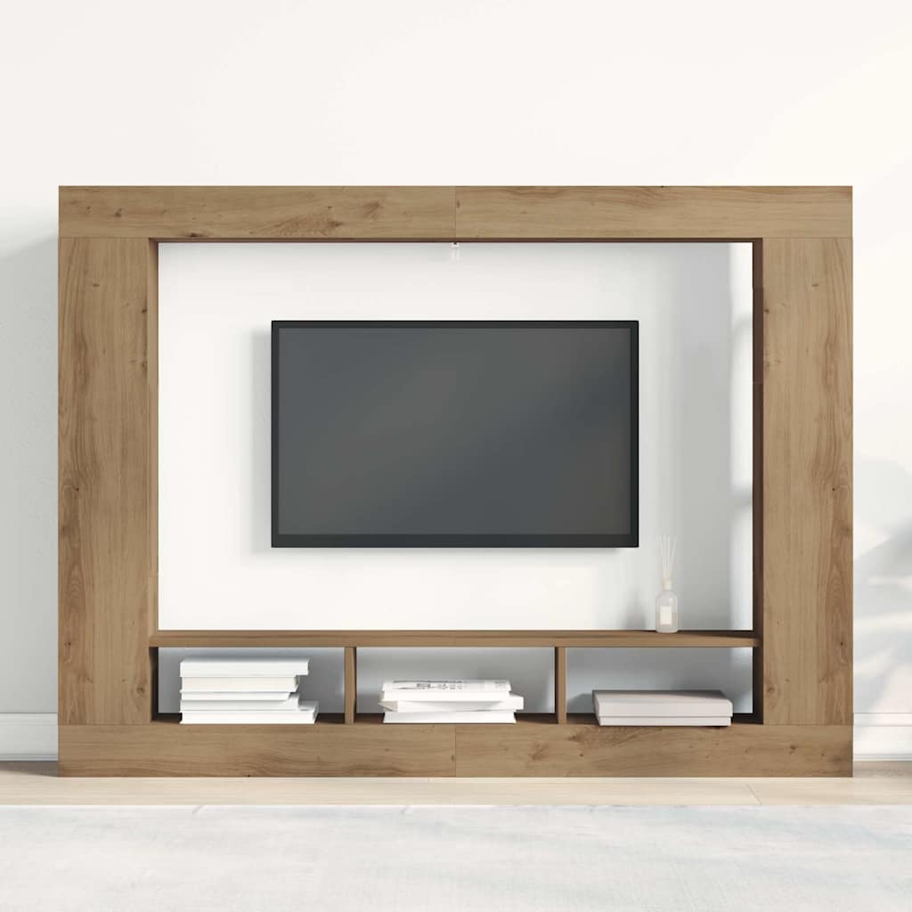 TV ormar hrast artisan 152 x 22 x 113 cm Konstruirano drvo